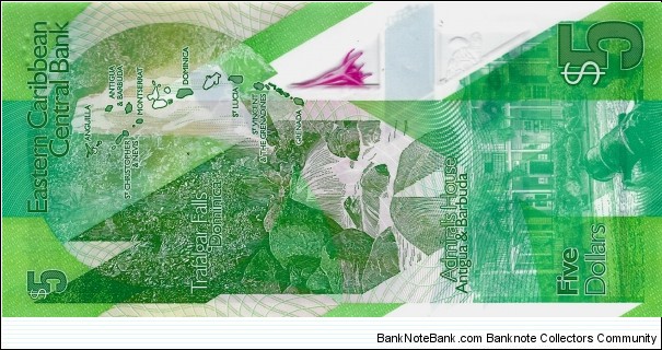 Banknote from East Caribbean St. year 2021
