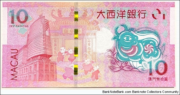 Banknote from Macau year 2021
