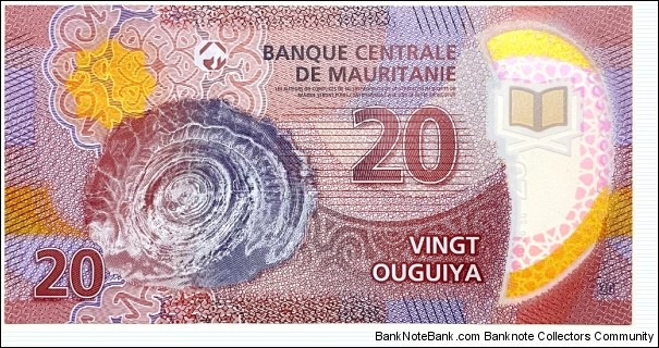 Banknote from Mauritania year 2020