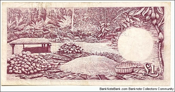 Banknote from Ghana year 1962