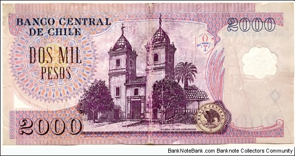 Banknote from Chile year 2004