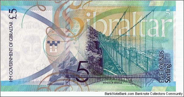 Banknote from Gibraltar year 2020