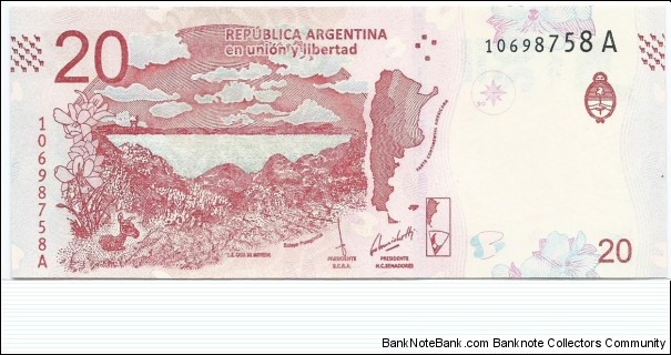Banknote from Argentina year 2017