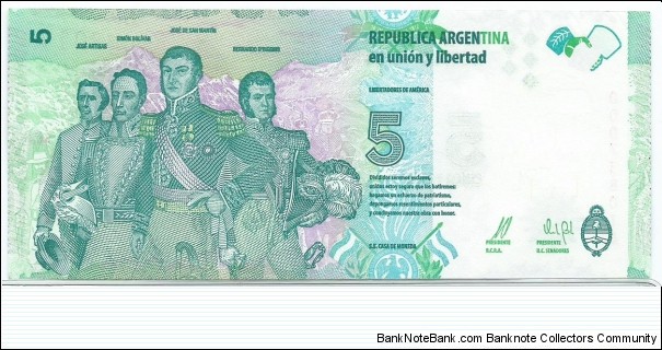 Banknote from Argentina year 2015