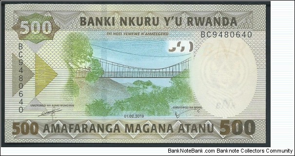 500 Francs / pk 42  Banknote