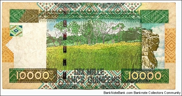 Banknote from Guinea year 2008