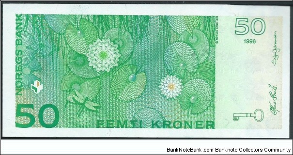 Banknote from Norway year 1996