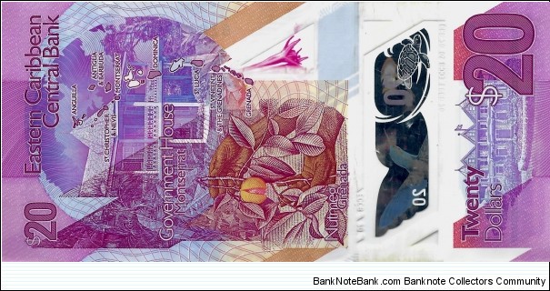 Banknote from East Caribbean St. year 2019