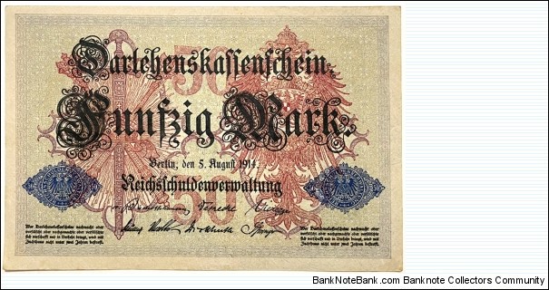 50 Mark (German Empire 1914) Banknote