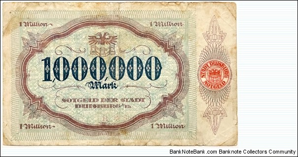 Banknote from Germany year 1923