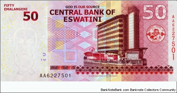 Banknote from Swaziland year 2018