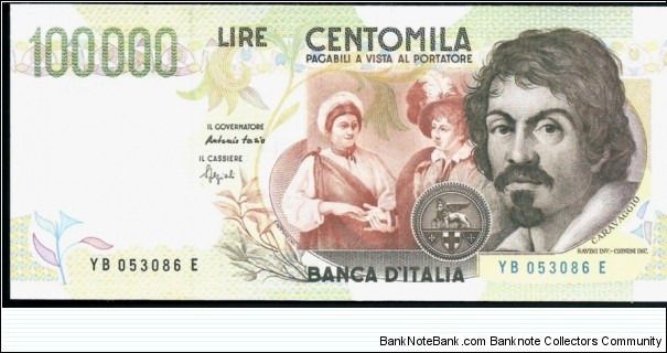 (Reproduction) / 100.000Lire / pk (117a) / (06 Maggio 1994) Banknote