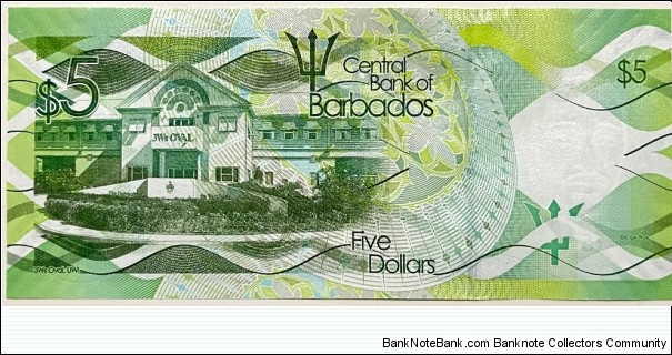 Banknote from Barbados year 2018