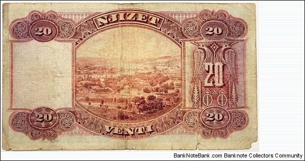 Banknote from Albania year 1926