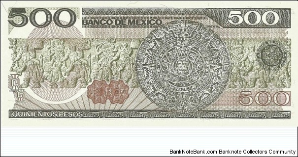 Banknote from Mexico year 1984