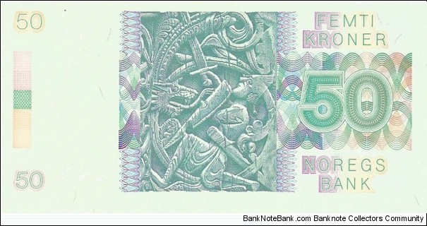 Banknote from Norway year 1986