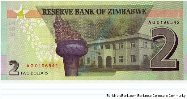 Banknote from Zimbabwe year 2019