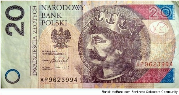 Poland 20 Złotych
AP9623994 Banknote