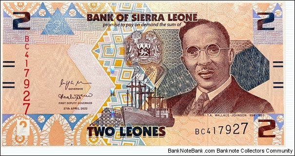 2 Leones Banknote