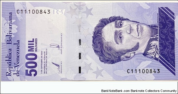 500.000 Bolivares Banknote