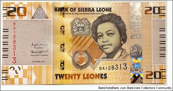 20 Leones Banknote