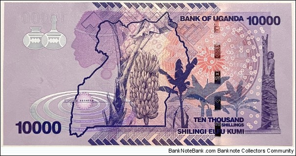 Banknote from Uganda year 2021