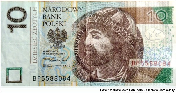 Poland 10 Złotych.
BP5588084 Banknote
