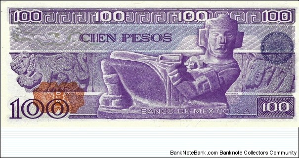 Banknote from Mexico year 1979