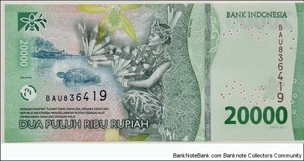 Banknote from Indonesia year 2022