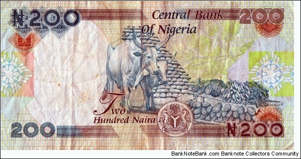 Banknote from Nigeria year 2016