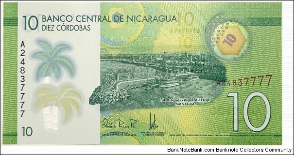 10 Cordobas Banknote