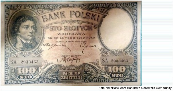 Poland 100 Złotych Banknote