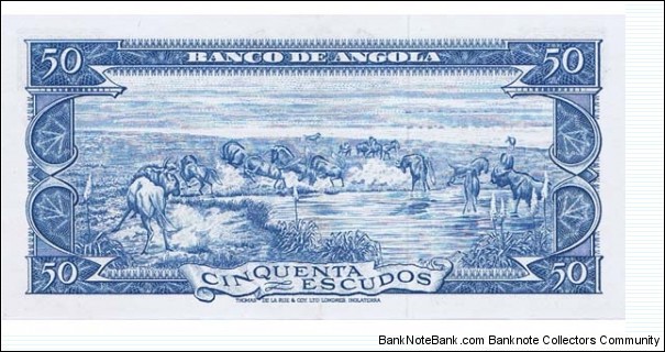 Angola 50 Escudos  Banknote