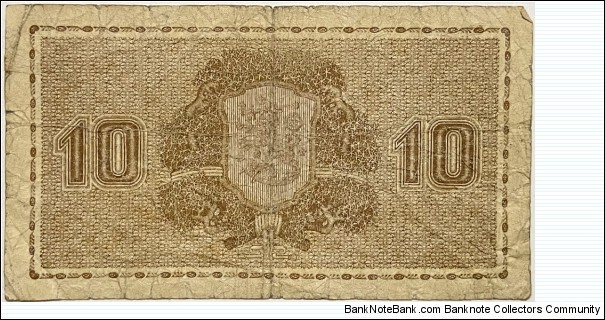 Banknote from Finland year 1939