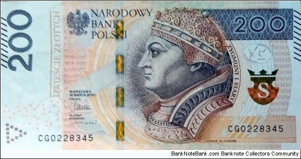 200 Złotych.
CG0228345 Banknote