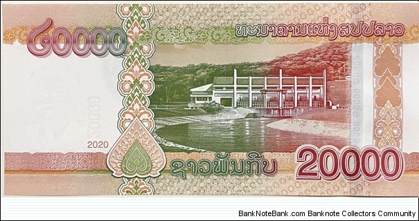 Banknote from Laos year 2020
