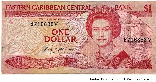 1 Dollar (1985-1988)  Banknote