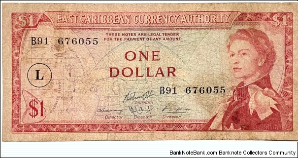 1 Dollar (St.Lucia / 1965-1983) Banknote