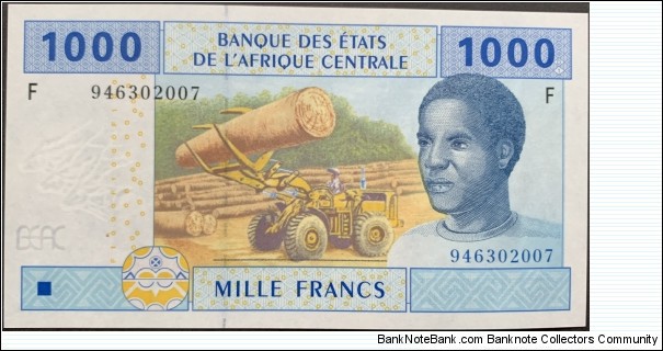 1000 Francs 2002 Africa de Vest UNC Banknote