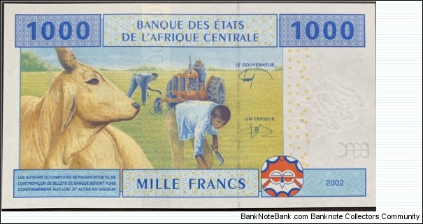 Banknote from West African States year 2002