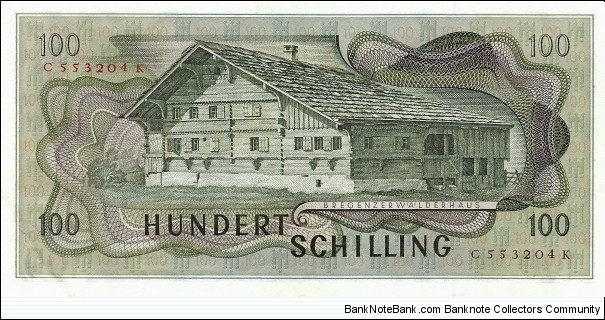 Banknote from Austria year 1969