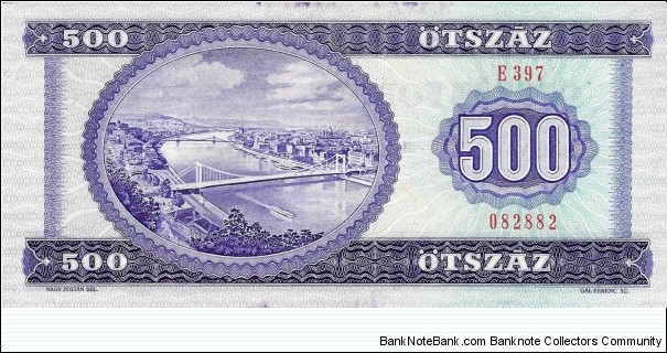 Banknote from Hungary year 1990