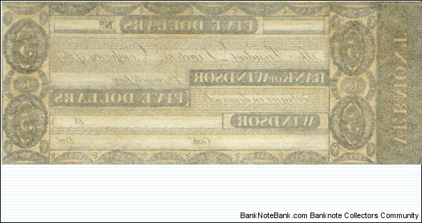 Banknote from USA year 1830