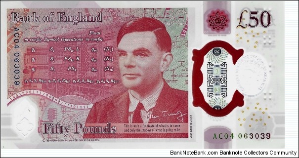 Banknote from United Kingdom year 2020