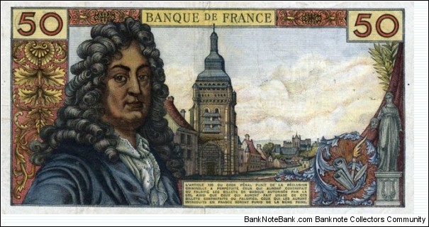 Banknote from France year 1973