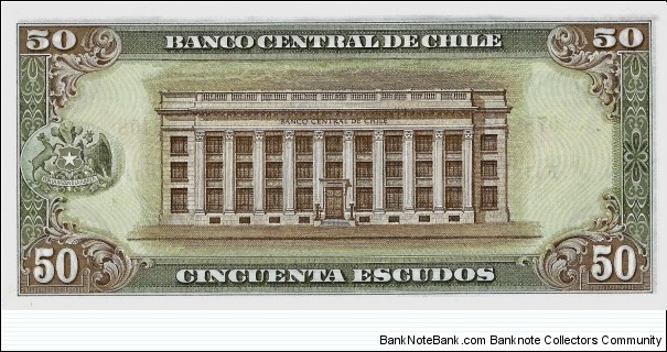 Banknote from Chile year 1973