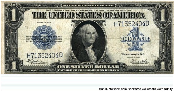 1 Dollar 1923 Banknote