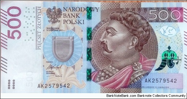 Poland 500 Złotych.
AK2579542 Banknote