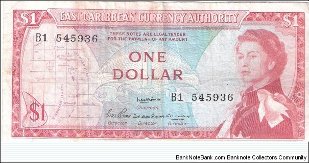 1 dollar; 1965 Banknote