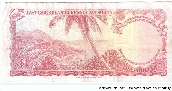 Banknote from East Caribbean St. year 1965